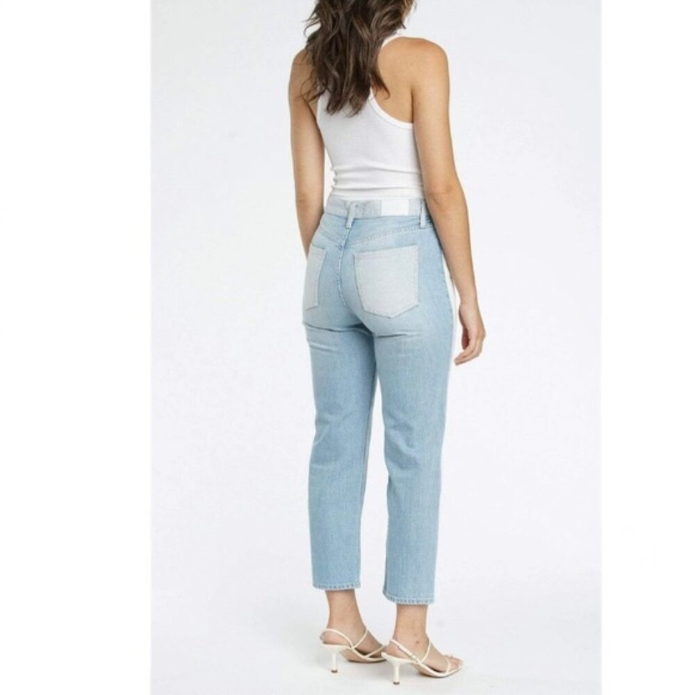 861. Pistola Charlie Color Block High Rise Jeans … - image 2